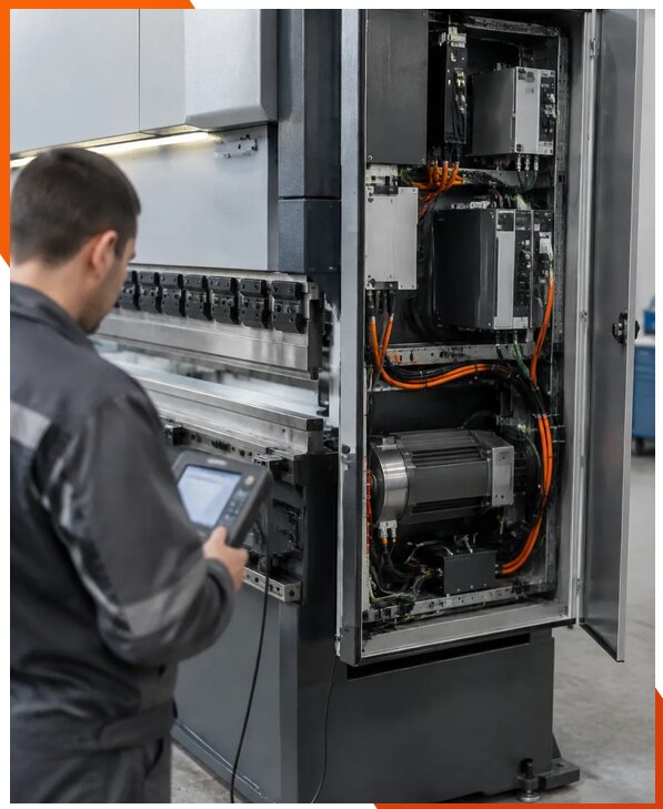 Ремонт серво листогибочных прессов в Старом Осколе