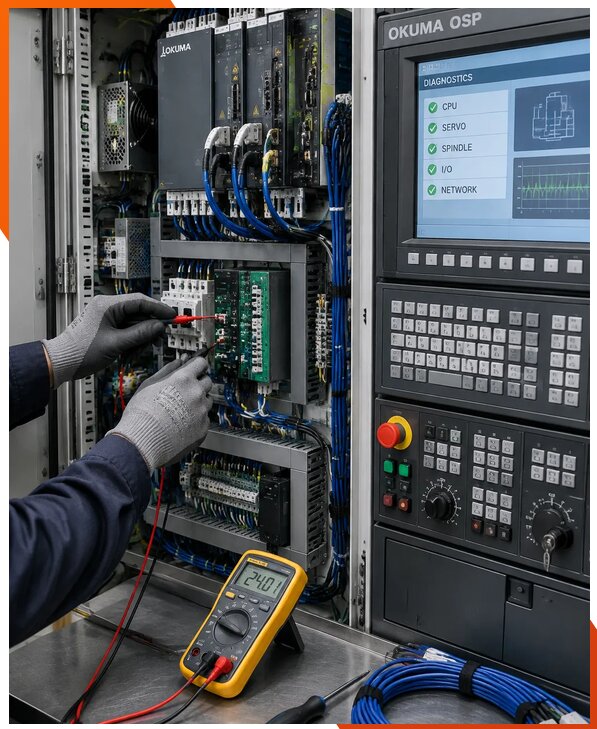 Ремонт систем ЧПУ Okuma OSP в Старом Осколе
